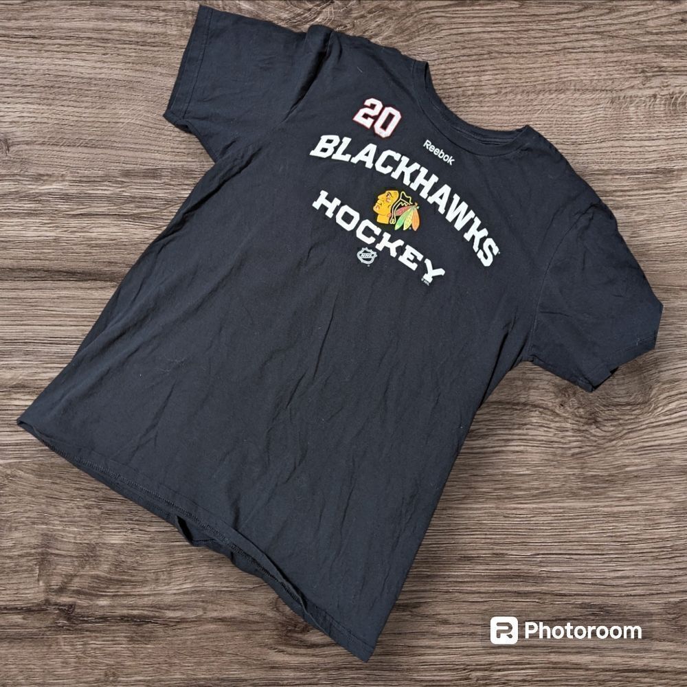 Reebox Chicago Blackhawks Saad 20 Black Tee